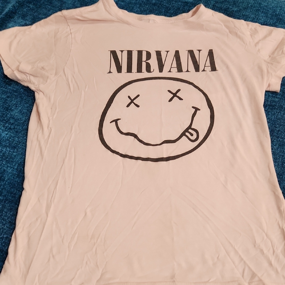 NIRVANA Cream Short Sleeve Tee